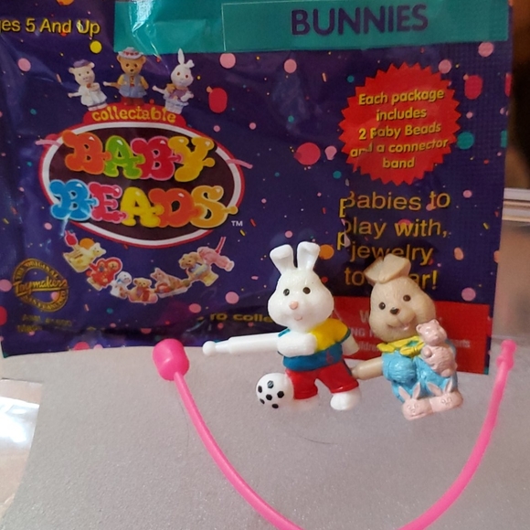 Baby Beads Babies You Pop Together--Bunnies - Picture 1 of 3